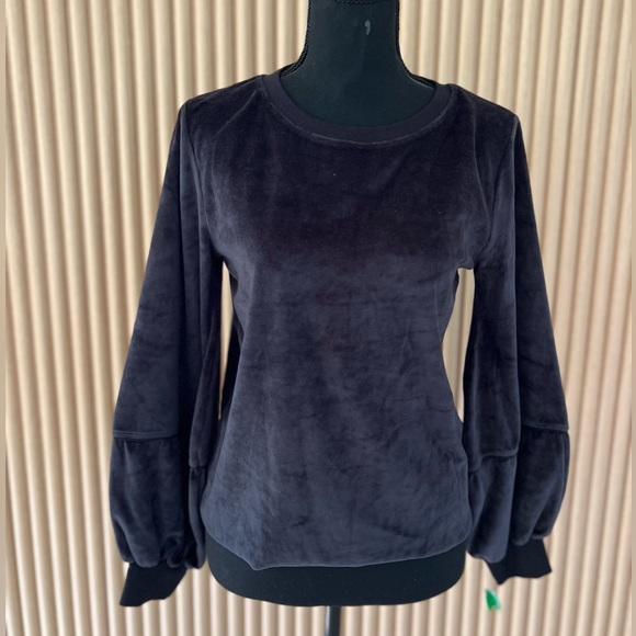 Nations - KIERA VELVET LANTERN SLEEVE / Black - Picture 14 of 14